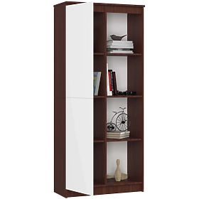 SHELF R80 1D 4P CLP WENGE / WHITE