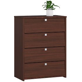 SHOE CABINET WITH 4 FLIP DOORS 60 cm WENGE