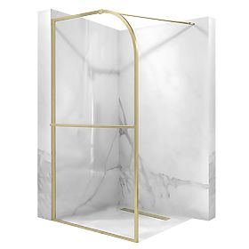 Shower Screen Rea Sky Brush Gold 100