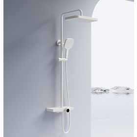 Shower Set REA Bari White, Rea