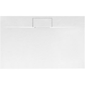 Shower Tray Bazalt Long White 80x100