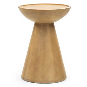Side Table Arvika 40 cm, Round, Mango Wood, Curved Shapes, lectus