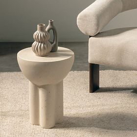 Side Table Poppy, Concrete, Granite Effect