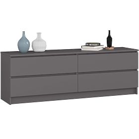 SIDEBOARD K160 4DR CLP PK GRAPHITE GRAY