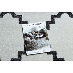 SKETCH Carpet - F343 Moroccan Clover, Grid, Cream-Grey