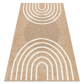 SPARK 0688A Beige/Cream Carpet - Geometric, Sisal, Structural