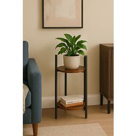 Standing Flower Stand Loft Style Decoration 2 Levels ModernHome