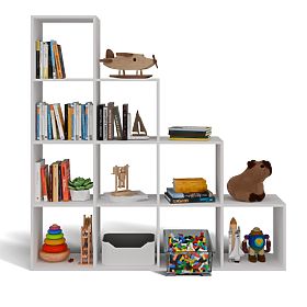 Step 4X4 WHITE Shelf