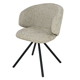 Swivel Chair Pearl Mocha, Black Legs, lectus