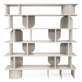 Tall Rangali Shelf, Cashmere, Rounded