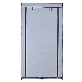 Textile Cabinet with 6 Shelves Mira - Grey