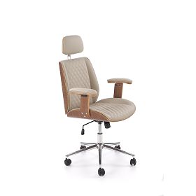 TIMBER Office Chair Walnut/Beige