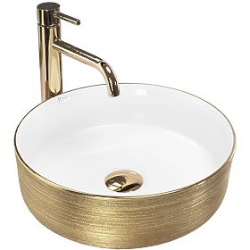 Timeless Rea Sami Brush Gold Washbasin
