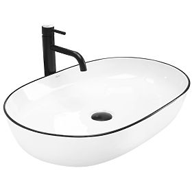 Timeless Washbasin Rea CLEO 61 Black Edge