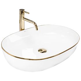Timeless Washbasin Rea CLEO 61 Gold Edge