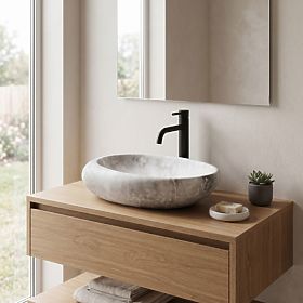 Timeless Washbasin Rea Roxy C Stone L.GREY, Rea