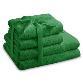 Towel AMARI - AMELIAHOME color bottle green classic style 2*70x140+2*50x100 AmeliaHome