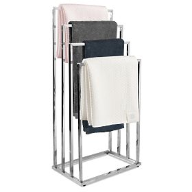 Towel Stand Rack with 4 Arms Neli Chrome Color