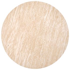 Round Coffee Table TRAVERTINO, Travertine