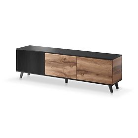 TV Stand RANDOM RTV-2 - Wotan Oak/Black, Halmar