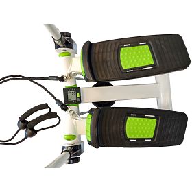Twist Stepper with Resistance Bands, Handles, and Counter ModernHome