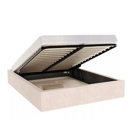 Upholstered Bed ORLANDO 160 x 200 cm - Cream