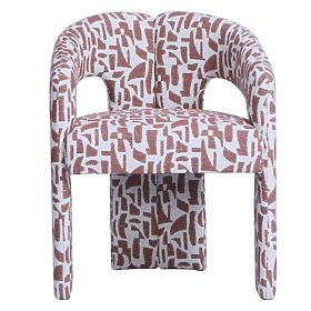 Upholstered Chair Castelo, Marsala