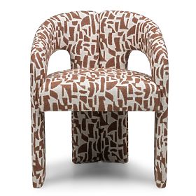 Upholstered Chair Castelo, Marsala