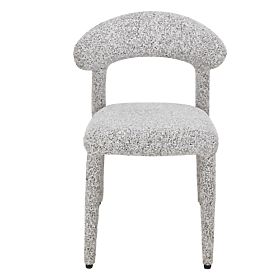 Upholstered Chair Hiroki, Beige-Gray Mélange