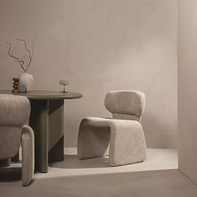 Upholstered Chair Nabila, Beige, lectus