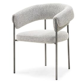 Upholstered Chair Portia Gray, lectus