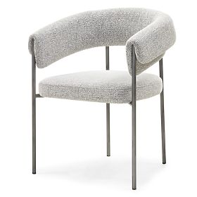 Upholstered Chair Portia Gray, lectus