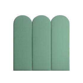 Upholstered Panel Arch - Mint