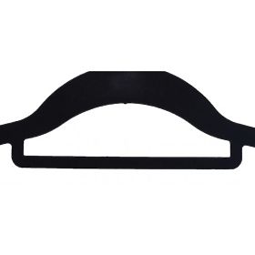 Velour Hanger Maxi Set of 5 - Black