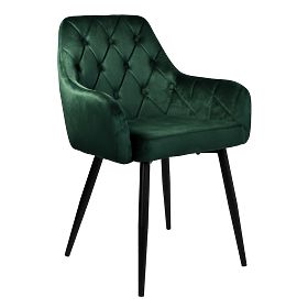 Velvet Chair ATLANTA VELVET Dark Green