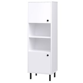 Venus White Loft Living Room Display Cabinet