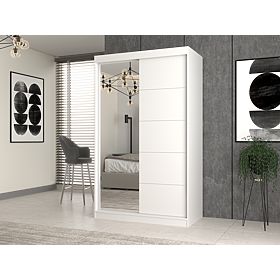 Wardrobe Iga 120 A/C WHITE