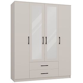 Wardrobe Romana 160 X 205 MIRROR CASHMERE BEIGE