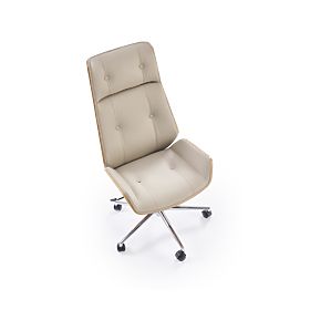WEBSTER Office Chair Walnut/Beige