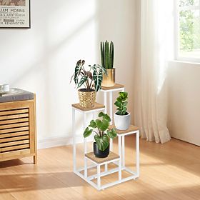 White Plant Stand Mogren Craft