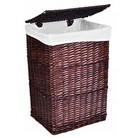 Wicker Basket 72L 40x30x60 cm Brown