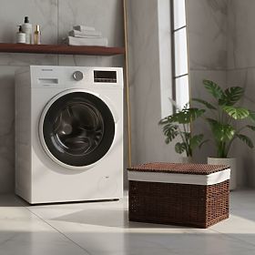 Wicker Chest 65L 56x34x34 cm Brown