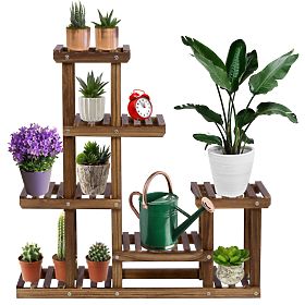 Wooden Flower Stand Manino 5 Levels