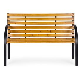 Wooden Garden Bench with Backrest 122x57 cm Park MultiGarden