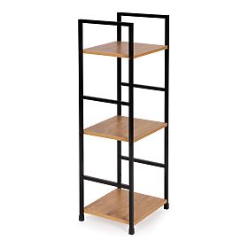 Wooden Modern Shelf with Metal Frame LOFT 3 Shelves, MODERNHOME