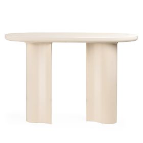 Writing Desk/Console Puro 120 cm, Light Beige, Glossy