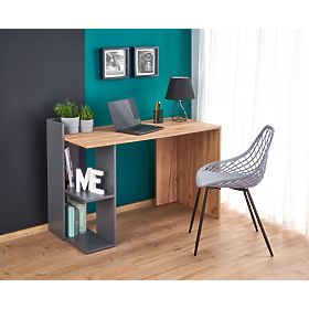 Writing Desk FINO - Wotan Oak / Anthracite, Halmar