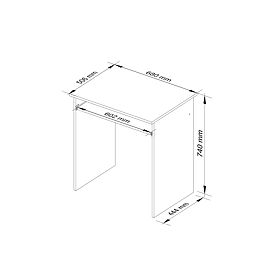 WRITING DESK STAR PK OAK SONOMA